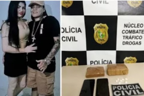 Casal homoafetivo é preso com cocaína e maconha desembarcando em rodoviária no interior do Ceará