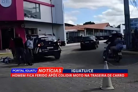 ACIDENTE NO CENTRO COMERCIAL DE IGUATU